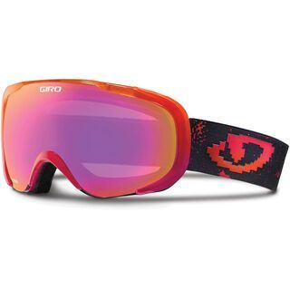 Giro Compass, pink galaxy/Lens: amber pink - Skibrille