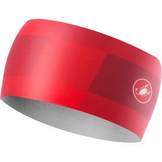 Castelli Arrivo 3 Thermo Headband, red - Stirnband