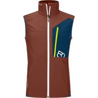 Ortovox Merino Airsolation Berrino Vest M clay orange