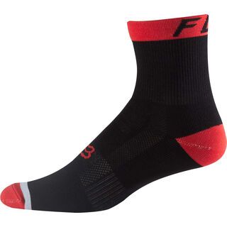 Fox 6 Logo Trail Sock, flame red - Radsocken