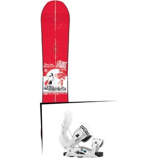 Set: Nitro Glory Stomper 2015 + Flow Nexus 2016, white - Snowboardset