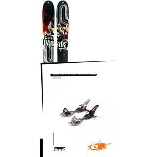 K2 SKI Set: Darkside 2013 + Marker Jester Schizo 16