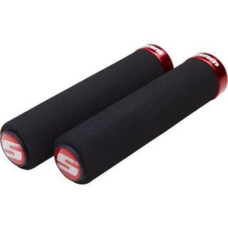 SRAM Locking Grips Foam black/red clamp