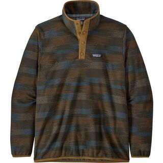 Patagonia Men's Micro D Snap-T P/O native seeds: industrial green