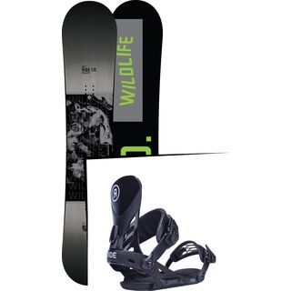 Set: Ride Wild Life 2017 + Ride EX 2017, black - Snowboardset