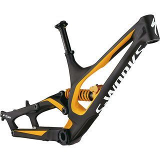 Specialized S-Works Demo 8 FSR 650b Frame 2016, carbon/yellow/white