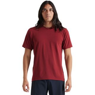 Specialized Men's Trail Short Sleeve Jersey garnet red