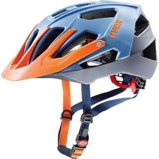 uvex quatro, blue-silver orange - Fahrradhelm