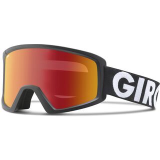Giro Blok, black futura/amber scarlet - Skibrille