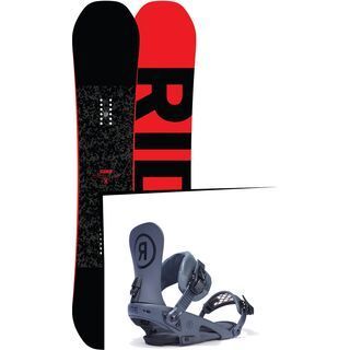 Set: Ride Machete 2017 + Ride Rodeo 2017, grey - Snowboardset