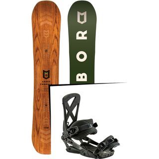 Set: Arbor Formula Premium Mid Wide 2017 + Nitro Phantom 2017, midnight - Snowboardset