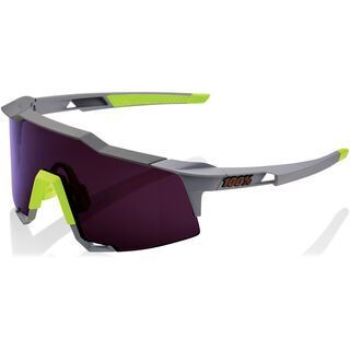100% Speedcraft Tall inkl. WS, soft tact midnight mauve/Lens: purple - Sportbrille