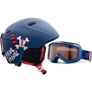 Giro Slingshot Combo Pack, Matte Paul Frank Blue - Snowboardhelm