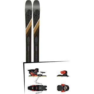 Set: K2 SKI Wayback 96 2019 + Salomon Warden MNC 13 white/black/orange