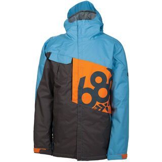 686 Mannual Iconic Insulated Jacket, Slate Colorblock - Snowboardjacke