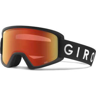 Giro Semi inkl. WS, black/Lens: amber scarlett - Skibrille