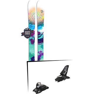 Set: Icelantic Maiden 101 2018 + Marker Squire 11 ID black