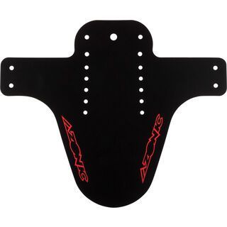 Azonic Splatter Fender Logo black/red