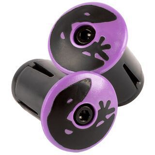 Lizard Skins Road Bar End Plugs violet purple