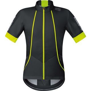 Gore Bike Wear Oxygen Windstopper Soft Shell Trikot, black/yellow - Radtrikot