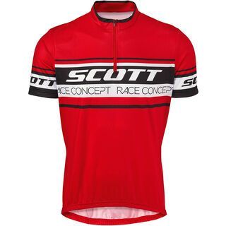 Scott Classic 20 s/sl Shirt, red/black - Radtrikot