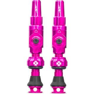 Muc-Off Big Bore Lite Tubeless Valves - 30 mm pink