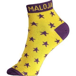 Maloja BadAdelholzenM., mustard - Socken