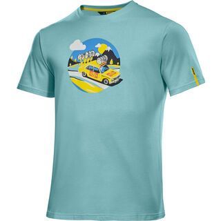 Mavic SSC Yellow Car Tee, sky blue - T-Shirt