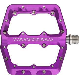 Wolf Tooth Waveform Aluminium Pedals - Small ultraviolet purple