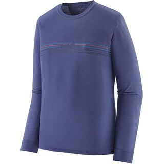 Patagonia Men's Long-Sleeved Capilene Cool Merino Graphic Shirt solstice purple