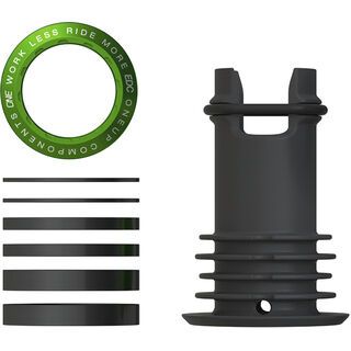 OneUp Components EDC Threaded Top Cap dark green