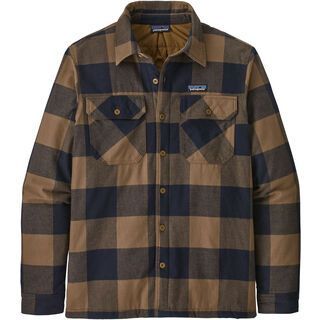 Patagonia Men's Insulated Organic Cotton Midweight Fjord Flannel Shirt timber brown