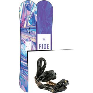 Set: Ride Compact 2017 + Nitro Rythm 2017, black - Snowboardset