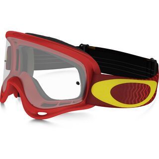 Oakley XS O Frame MX, shockwave red/yellow/Lens: clear - MX Brille
