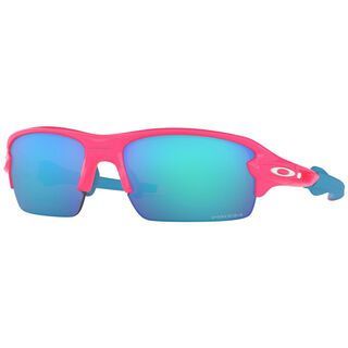 Oakley Flak XS Prizm, neon pink/Lens: prizm sapphire - Sportbrille