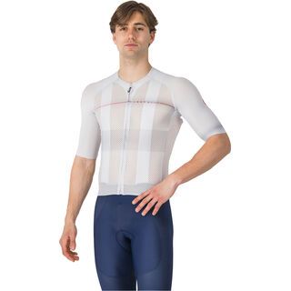 Castelli Climber's A/C Jersey silver gray/red