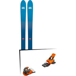 Set: DPS Skis Wailer F106 Foundation 2018 + Tyrolia Attack 16 solid black flash orange