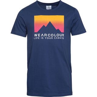WearColour Rise Tee, midnight blue - T-Shirt