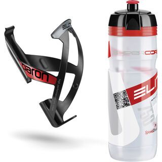 Elite Kit Supercorsa/Paron, clear-rot/schwarz-rot - Flaschenhalter