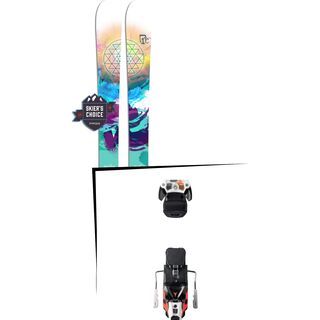 Set: Icelantic Maiden 101 2018 + Atomic Warden MNC 13 white/black/orange