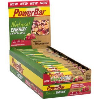PowerBar Natural Energy Cereal (Vegan) - Raspberry Crisp (Box) - Energieriegel