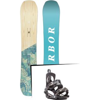 Set: Arbor Swoon Camber 2017 + K2 Cinch Tryst (1728788S)