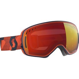 Scott LCG inkl. WS, blue orange/Lens: enhancer red chrome - Skibrille