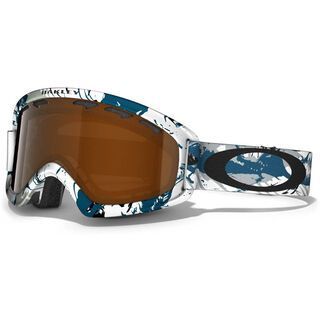 Oakley O2 XS, Brushstroke Blue/Black Iridium - Skibrille