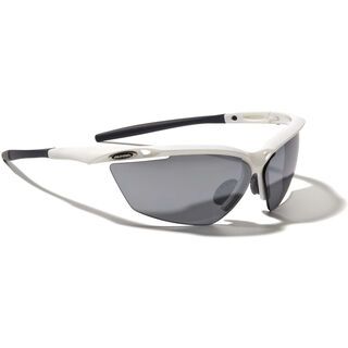 Alpina Tri-Guard 50 inkl. Wechselscheibe, white grey matt/Lens: ceramic mirror black - Sportbrille
