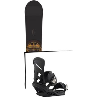 Set: Nitro Magnum 2015 + Burton Mission 2017, black - Snowboardset