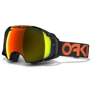 Oakley Airbrake Core Account Exclusive, Factory Pilot Solar Orange/Fire Iridium & Dark Grey - Skibrille