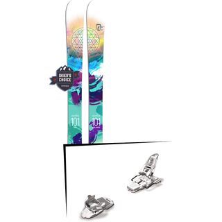 Set: Icelantic Maiden 101 2018 + Marker Squire 11 white