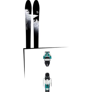 Set: Icelantic Sabre 89 2018 + Atomic Warden 11 DT white/mint