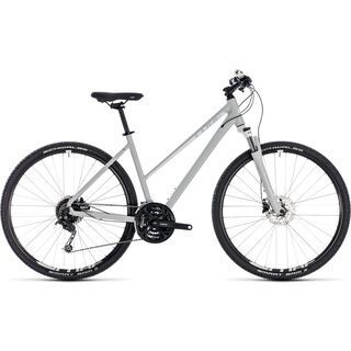Cube Nature Pro Trapeze 2018, grey´n´white - Fitnessbike